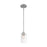 Nuvo Lighting Sommerset 1 Light Mini Pendant, Clear, Brushed Nickel - 60-7170