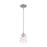 Nuvo Lighting Bransel 1 Light Mini Pendant, Seeded, Brushed Nickel - 60-7180