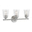 Nuvo Lighting Bransel 3 Light Vanity, Seeded Glass, Brushed Nickel - 60-7183