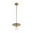 Nuvo Lighting Bizet 1 Light Mini Pendant, Vintage Brass - 60-7242