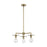 Nuvo Lighting Bizet 3 Light Chandelier, Vintage Brass - 60-7243