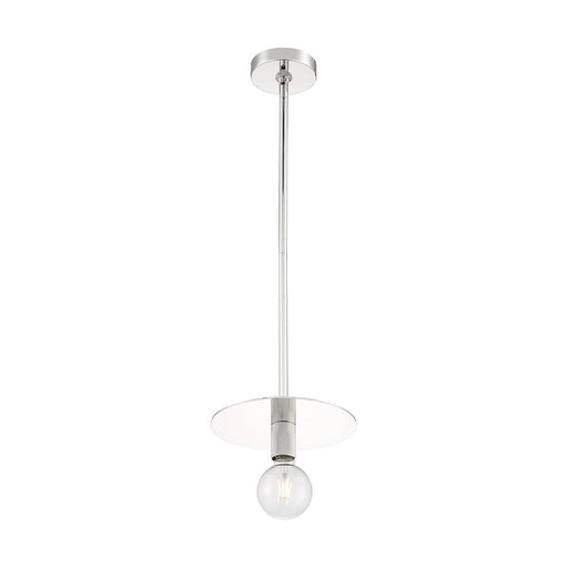 Nuvo Lighting Bizet 1 Light Mini Pendant, Polished Nickel - 60-7252