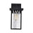 Nuvo Lighting Vernal 1 Light Wall Lantern, Black/Clear Water