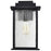 Nuvo Lighting Sullivan 1 Light Wall Lantern, Black/Clear Seeded