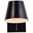 Nuvo Lighting Baxter 1 Light Wall Sconce, Black/Burnished Brass