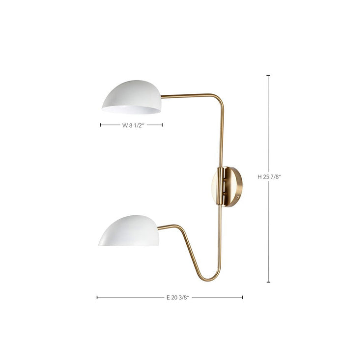 Nuvo Lighting Trilby Sconce