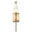 Nuvo Lighting Prospect 1 Light Wall Sconce, Burnished Brass