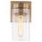 Nuvo Lighting Intersection 1 Light Wall Sconce, Clear