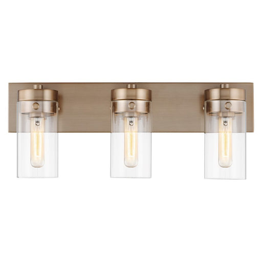 Nuvo Lighting Intersection 3 Light Vanity, Clear