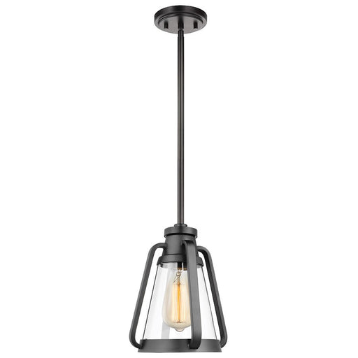 Nuvo Lighting Everett 1 Light 7 Inch Mini Pendant, Clear