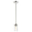 Nuvo Lighting Intersection 1 Light Mini Pendant, Clear