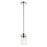 Nuvo Lighting Intersection 1 Light Mini Pendant, Clear