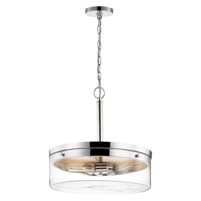 Nuvo Lighting Intersection 3 Light Pendant, Clear