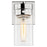 Nuvo Lighting Intersection 1 Light Wall Sconce, Clear