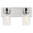 Nuvo Lighting Intersection 2 Light Vanity, Clear