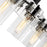 Nuvo Lighting Intersection 4 Light Vanity, Clear