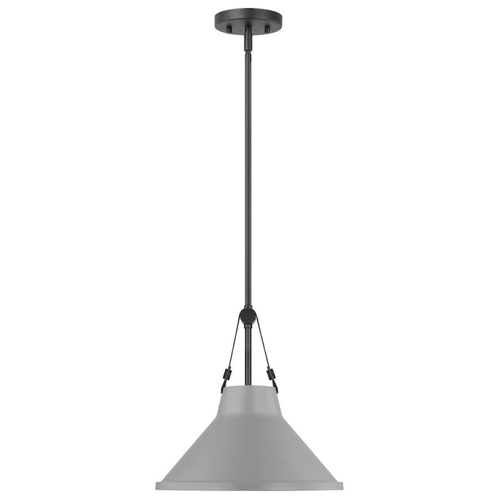 Nuvo Lighting Zelda 1 Light Pendant/Med. Base/60W, Black