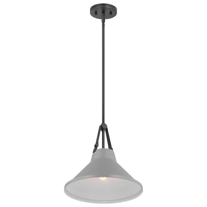 Nuvo Lighting Zelda 1 Light Pendant/Med. Base/60W, Black