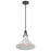 Nuvo Lighting Zelda 1 Light Pendant/Med. Base/60W, Black