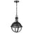 Nuvo Lighting Lincoln 1 Light Med. Pendant/60W, Black/Clear Seeded - 60-7674