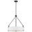 Nuvo Lighting Halter 4 Light Pendant/60W, Black/White Fabric - 60-7692