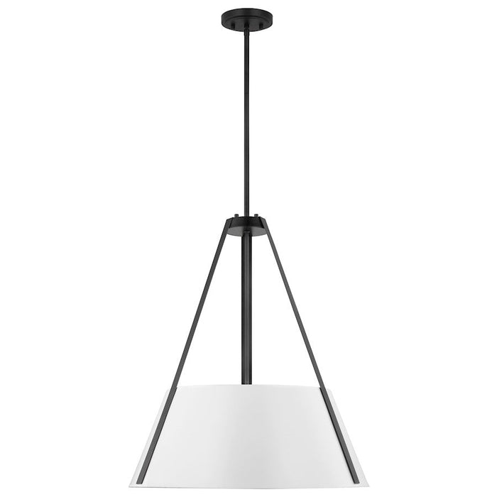 Nuvo Lighting Brewster 3 Light Pendant, Black