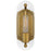 Nuvo Lighting Teton 1 Light Vanity/60W, Natural Brass/Clear Beveled