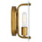 Nuvo Lighting Teton 1 Light Vanity/60W, Natural Brass/Clear Beveled