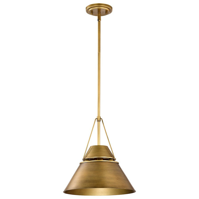 Nuvo Lighting Adina 1 Light Medium Pendant, Natural Brass - 60-7776