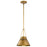 Nuvo Lighting Adina 1 Light Small Pendant, Natural Brass - 60-7777