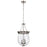 Nuvo Lighting Boliver 3 Light 11" Pendant, Brushed Nickel/Clear Seeded - 60-7802