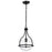 Nuvo Lighting Amado 1 Light 10" Pendant, Matte Black/Clear - 60-7817