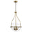 Nuvo Lighting Amado 3 Light 14" Pendant, Vintage Brass/Clear - 60-7818