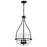 Nuvo Lighting Amado 3 Light 14" Pendant, Matte Black/Clear - 60-7820