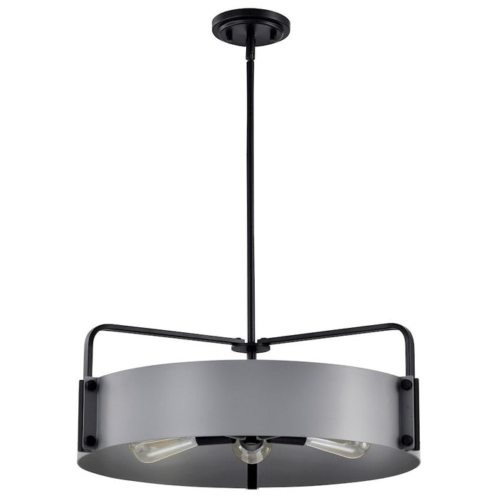 Nuvo Lighting Altos 5 Light Large Pendant, Gray/Matte Black - 60-7854