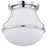 Nuvo Lighting Valdora 1 Light 14" Flush Mount, Nickel/White Opal - 60-7871