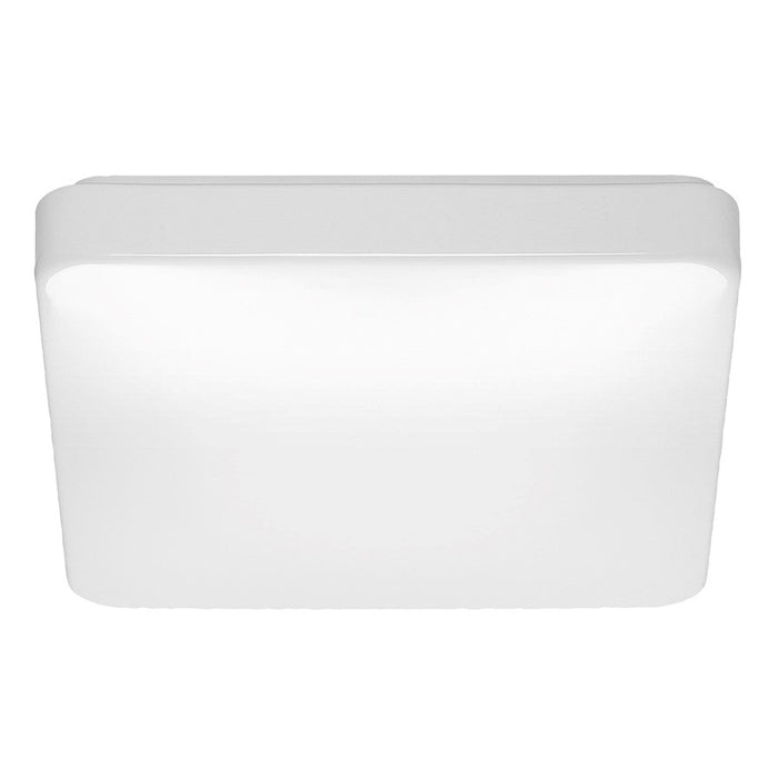 Nuvo Lighting 14" LED Flush Mount, Square White Acrylic/Sensor - 62-1217