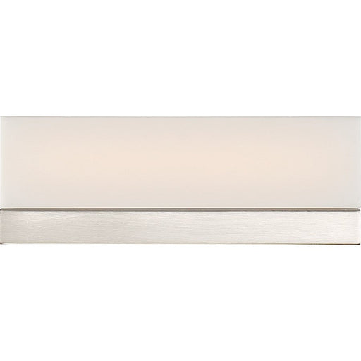 Nuvo Lighting Jackson 12" LED Sconce, White Acrylic Brushed Nickel - 62-1327