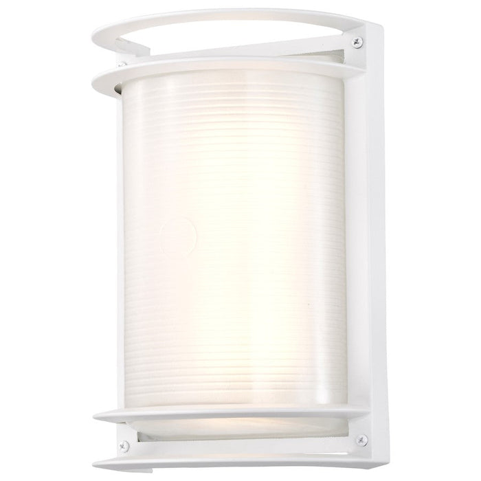 Nuvo Lighting LED Rectangular Bulk Head, White Glass