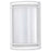 Nuvo Lighting LED Rectangular Bulk Head, White Glass