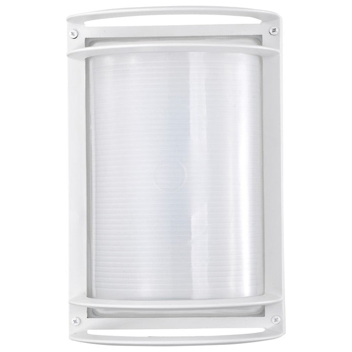 Nuvo Lighting LED Rectangular Bulk Head, White Glass