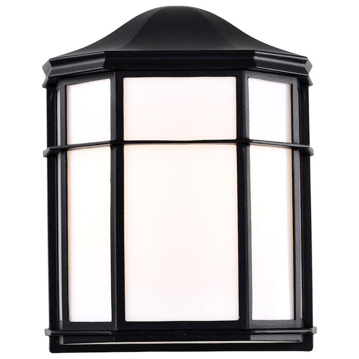 Nuvo Lighting LED Cage Lantern, White Linen Acrylic