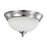 Nuvo Lighting 19W 11" LED Flush Mount, 3000K, Brushed Nickel/Frosted