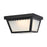 Nuvo Lighting 12W 9" LED Carport Flush Mount, 3000K Black/Frosted