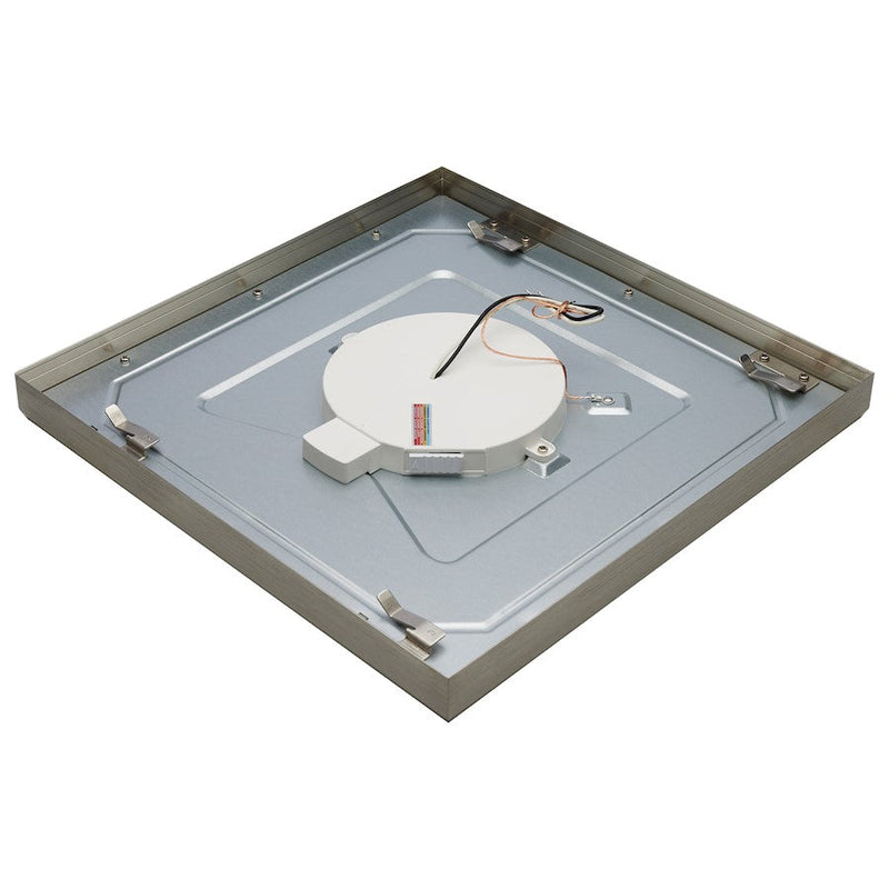Nuvo Lighting Blink Pro Plus 12in Flush Mount | Contemporary Brushed Nickel Aluminum | Utility & Kitchen Ceiling Light | 1300-1410 Lumens | Model 62-1799