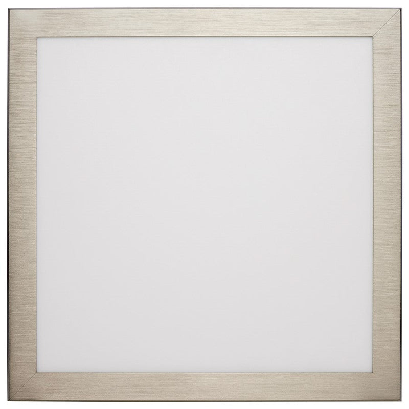 Nuvo Lighting Blink Pro Plus 12in Flush Mount | Contemporary Brushed Nickel Aluminum | Utility & Kitchen Ceiling Light | 1300-1410 Lumens | Model 62-1799