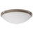 Nuvo Lighting Button 17" LED Flush Mount, Brushed Nickel - 62-1844