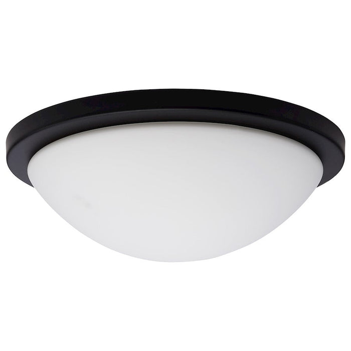 Nuvo Lighting Button 13" LED Flush Mount, Matte Black - 62-1943