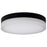 Nuvo Lighting Pi 14" LED Flush Mount, Black/Frosted Etched - 62-570