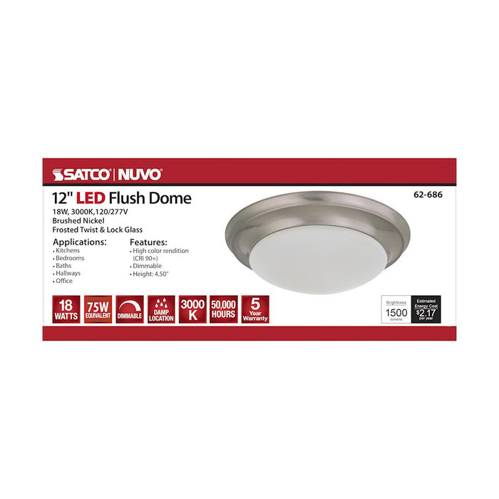 Nuvo Lighting Flush Mount Twist & Lock/Led